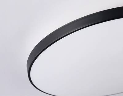 Светильник светодиодный потолочный FZ1225 BK черный IP44 18W 4200K D302*50 (Без ПДУ)