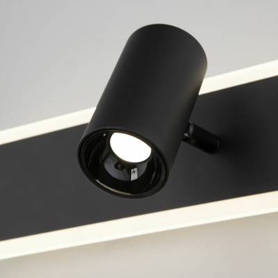 Настенный светодиодный светильник с USB и Type-C 20127/1 LED черный