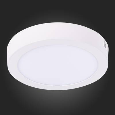 ST112.542.12 Светильник настенно-потолочный Белый LED 1*12W 4000K 795Lm Ra80 120° IP20 D160xH28 90-265V