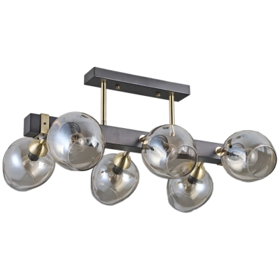 IL9736-6CSQ-79 BK AB светильник потолочный ILLUMICO, E14х6