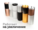 Насадка передняя для корпуса светильника с диаметром отверстия D60mm N6135 PPG золото розовое полированное D60*H25mm Out10mm MR16