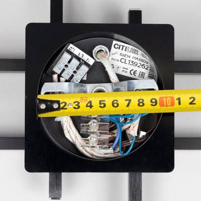 Citilux Вирта CL139262 Люстра потолочная Чёрная
