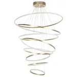 736483 Люстра ROTONDA 293W LED 8471LM 120G ЗОЛОТО 3000K