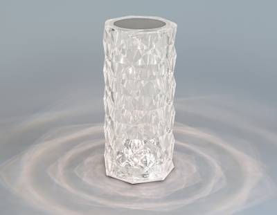 Настольная светодиодная лампа с сенсорным выключателем DE8018 CL прозрачный LED 3000K/4200K/6400K 3W