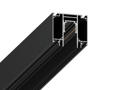 Шинопровод низковольтный встраиваемый в натяжной потолок Magnetic GL3262 BK черный 3000*62.72*53.15