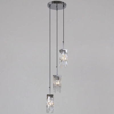IL3600-3PSQ-26 CR DS светильник потолочный ILLUMICO, E14х3