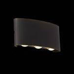 SL089.401.06 Светильник уличный настенный ST-Luce Черный кварцевый LED 6*1W 4000K