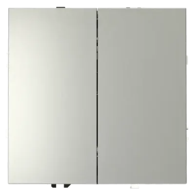 VLS020505 Перекрестный переключатель встраиваемый VOLTUM S70 двухклавишный 10А, (сталь). (ТМ Maytoni)