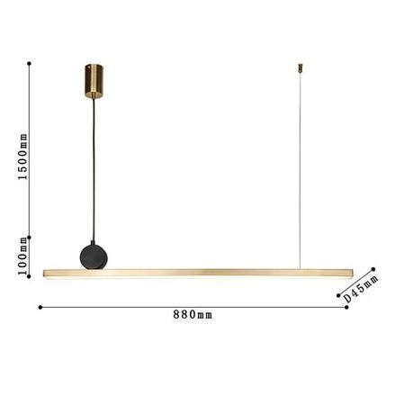 Подвесная люстра Firmato 4061-1P, LED*35W, 2800LM, 4000K. ТМ F-Promo