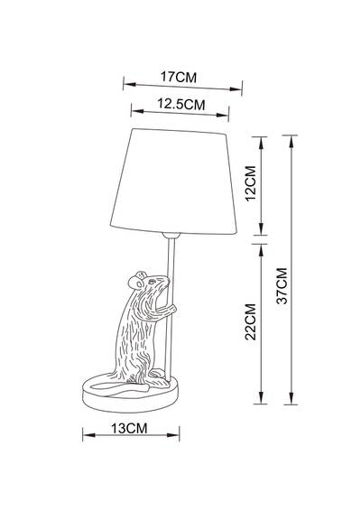 Декоративная настольная лампа Arte Lamp GUSTAV A4420LT-1GO, 1хE14