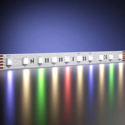 Светодиодная лента Ультра 24В 5050 14,4Вт/м Цветная (RGB)+W 3000К 5м IP20 201132. TM Maytoni
