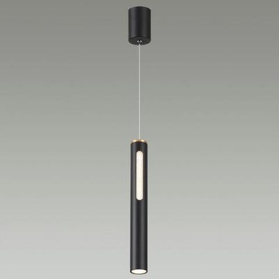 6643/7L HIGHTECH ODL24 301 черный/золото/металл/акрил Подвесной светильник IP20 LED 9W 3000K 220V MALI