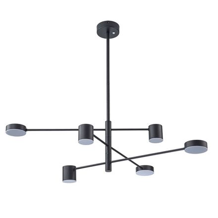 Люстра на штанге Arte Lamp STANLEY A2476PL-40BK, 1хLED