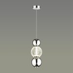 5007/7LA L-VISION ODL23 589 хром/прозрачный/металл/акрил Подвес LED 7W 4000K 300Лм CRYSTAL