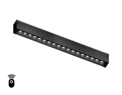 Светильник светодиодный диммируемый для шинопровода Magnetic 220V GL1312 BK черный IP20 15W 3000K-6400K 24° 342*25*42 (Без ПДУ)