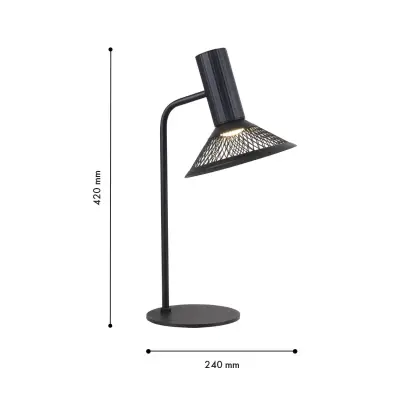 Настольная лампа Metrics 4623-1T, 1*LED*6W, 660LM, 3000K. ТМ F-Promo