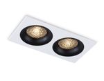 Светильник встраиваемый TN102732/2 WH/BK белый/черный GU5.3 175*92*23