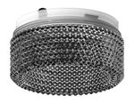 Насадка передняя N6151 BK тонированный D60*H25mm Out20mm MR16 (для корпуса светильника)
