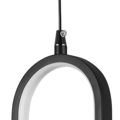 749017 Подвес SATURNO LED 8W 640LM ЧЕРНЫЙ 3000K