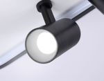 Потолочный светодиодный светильник с пультом управления FL5115/1+2 WH/BK белый/черный 97W 3000K-6400K 480*480*130 (ПДУ ИК)