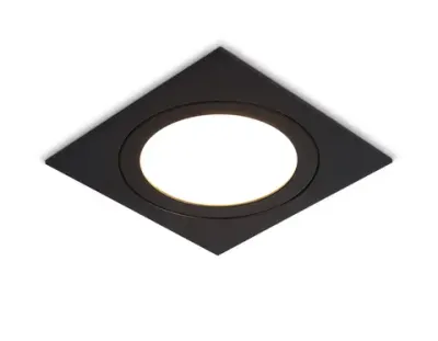 Светильник встраиваемый TN51825 BK черный GX53 max 15W 110*110*39