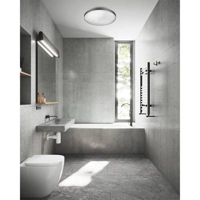 7784/ELN TAN SN 128 Светильник пластик/белый/серебро LED 76Вт 3000/4000/6000К D498 IP43 CCT GABY