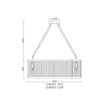 Подвесная люстра Arte Lamp ANETTA A1065SP-12PB, 12хE14