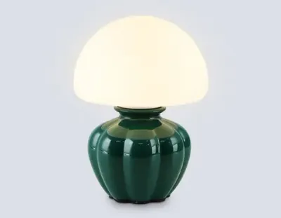 Светильник настольный LH53249 GN/WH зеленый/белый G9 max 28W D165*220