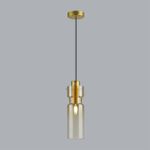 5057/1A PENDANT ODL24 323 золотой/янтарный/металл/стекло Подвес E27 1*40W SCROW
