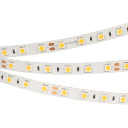 Лента RT-B60-10mm 24V White6000 (14.4 W/m, IP20, 5m) (Arlight, 14.4 Вт/м, IP20)