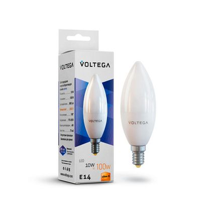 Светодиодная лампа Simple Candle 10W 2800K E14 (7064). TM Maytoni