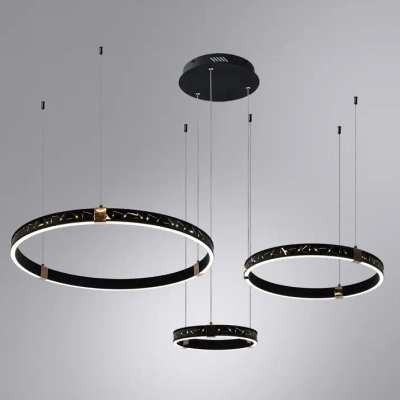 Подвесная люстра Arte Lamp SHINE A2222SP-3BK, 1хLED