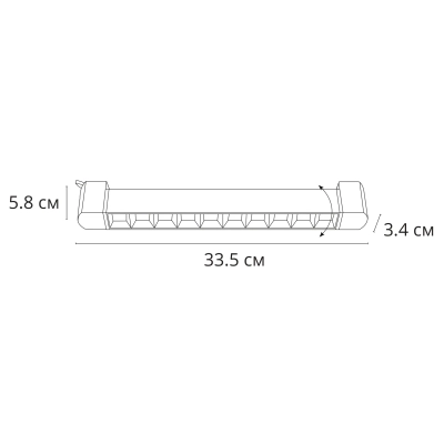 Трековый светильник Arte Lamp FLASH A4575PL-1BK, 1хLED