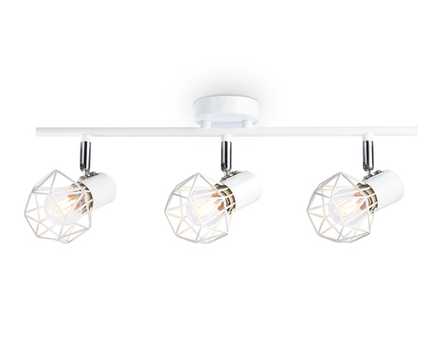 Накладной светильник TR8631/3 WH/CH белый/хром E27*3 max 40W 460*91*175