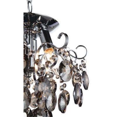 SL846.102.03 Люстра подвесная ST-Luce Темный хром/Тонированный черный E14 3*40W