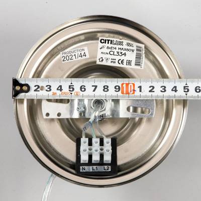 Citilux Ингвар CL334281 Люстра подвесная хрустальная Хром