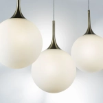 813031 Подвес GLOBO 1х40W E14 electroplating bronze/white Lightstar