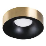 L01002721 Светильник LEVIGO MR16/HP16 ЧЕРНЫЙ МАТОВЫЙ/БРОНЗА (010027+510021)