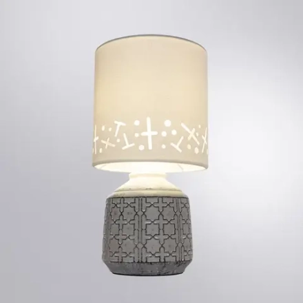Декоративная настольная лампа Arte Lamp BUNDA A4007LT-1GY, 1хE14