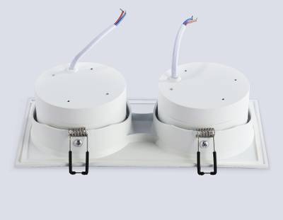 Светильник встраиваемый TN6659/2 WH белый IP44 GX53/2 220*110*48