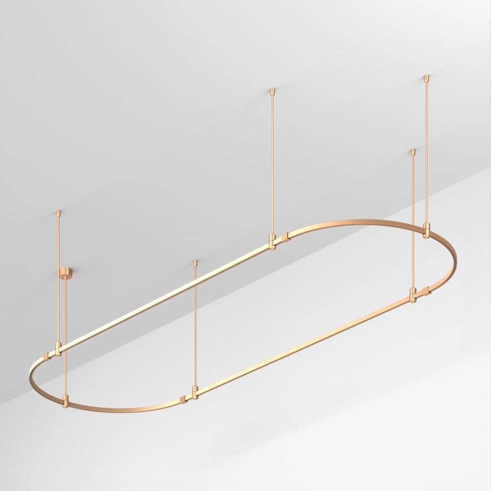 Основание ART-APRIORI-OVAL-ROD-800-3000x1000 (GD) (Arlight, IP20 Металл, 3 года)