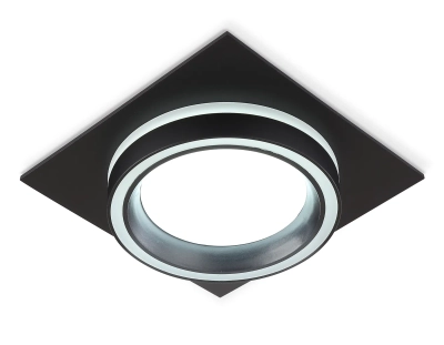 Светильник встраиваемый TU5230 BK черный IP20 GX70 D150*150*52