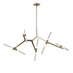 SL947.202.10 Люстра потолочная ST-Luce Золотистый/Белый G9 10*3W