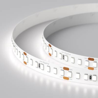 Светодиодная лента RT-A168-10mm 24V White6000 (17 W/m, IP20, 2835, 5m) (Arlight, Открытый)