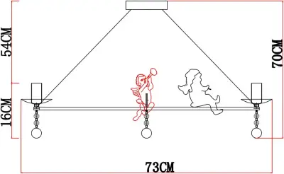 Подвесная люстра Arte Lamp AMUR A1133SP-8WG, 8хE14