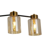 IL6111-6COU-79 BK GD Qui светильник потолочный ILLUMICO, E14х6