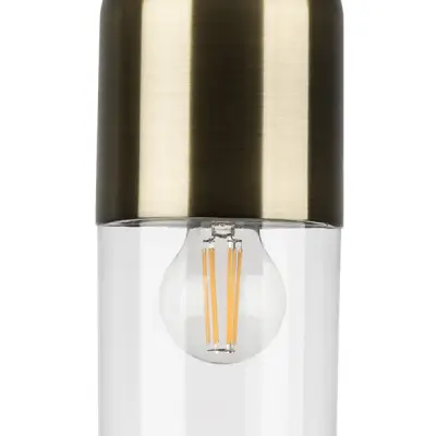 690511 Бра RAMO 1х40W E27 БРОНЗА/ПРОЗРАЧНЫЙ Lightstar