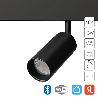 Магнитный трековый светильник Arte Lamp LINEA SMART A4691PL-1BK, 1хLED