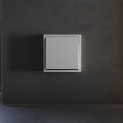 VLS000116 Клавиша для выключателя/переключателя одноклавишного, S70 (серый). (ТМ Maytoni)