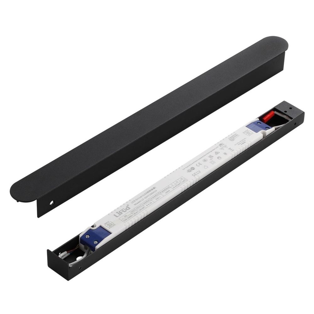 357786BL LEDA ODL26 (Для артикулов 7155) Драйвер  металл/черный  IP20 LED 100W 24V FINO XS